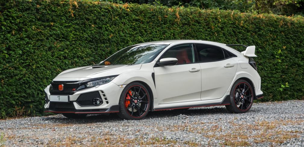 Une Honda Civic Blanche