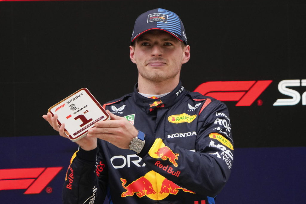 Le pilote Max Verstappen