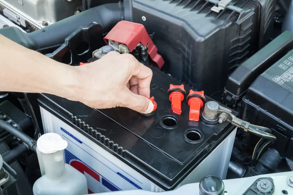 Une batterie de voiture
