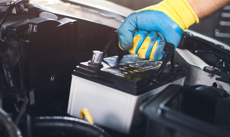 Batterie d'une voiture