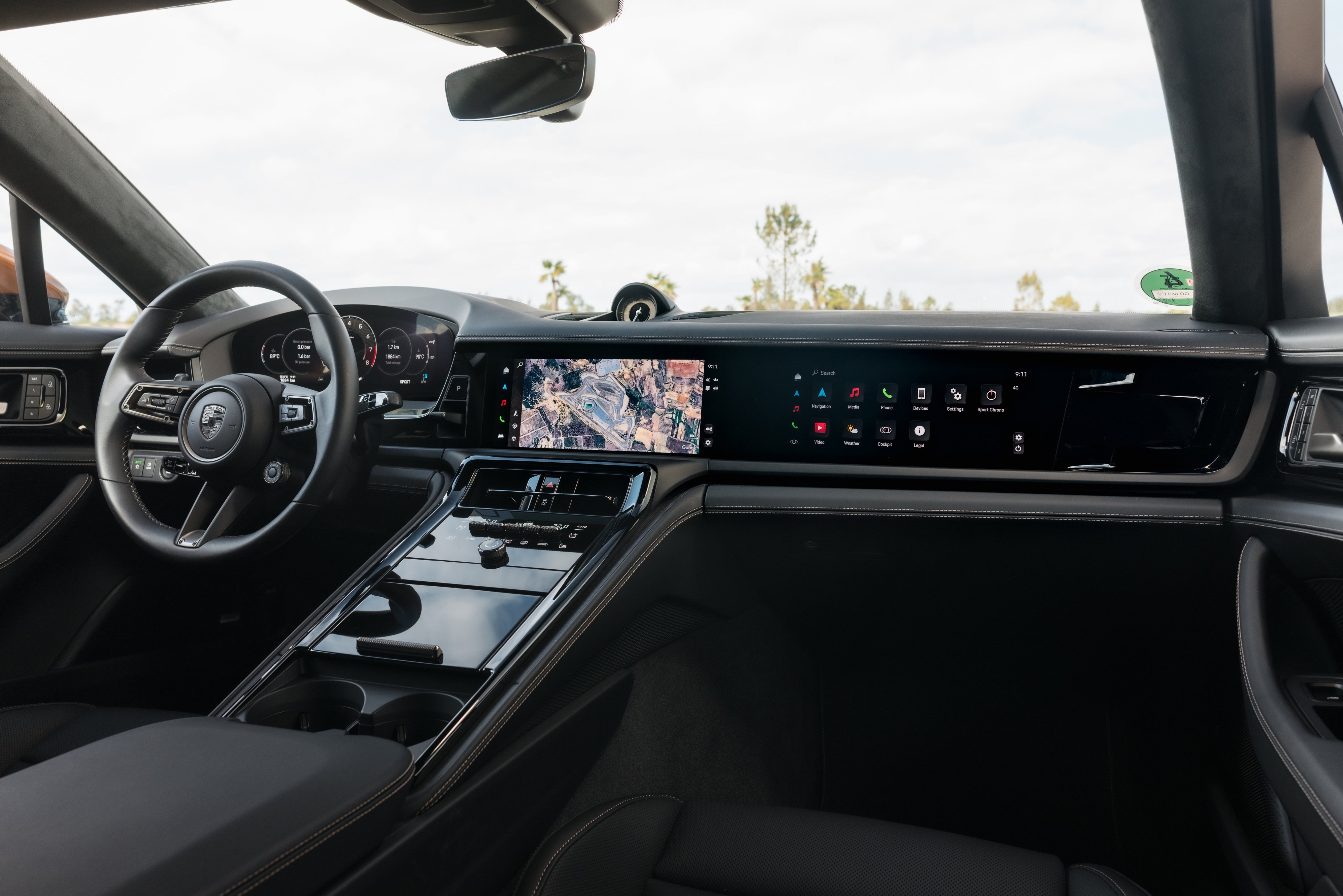 Porsche panamera turbo e-hybride - intérieur, avant