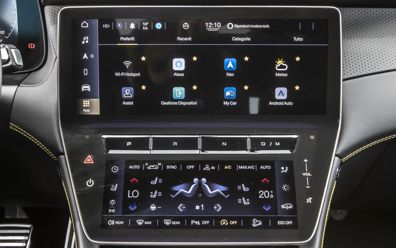 Maserati Grecale Trofeo - Détail intérieur