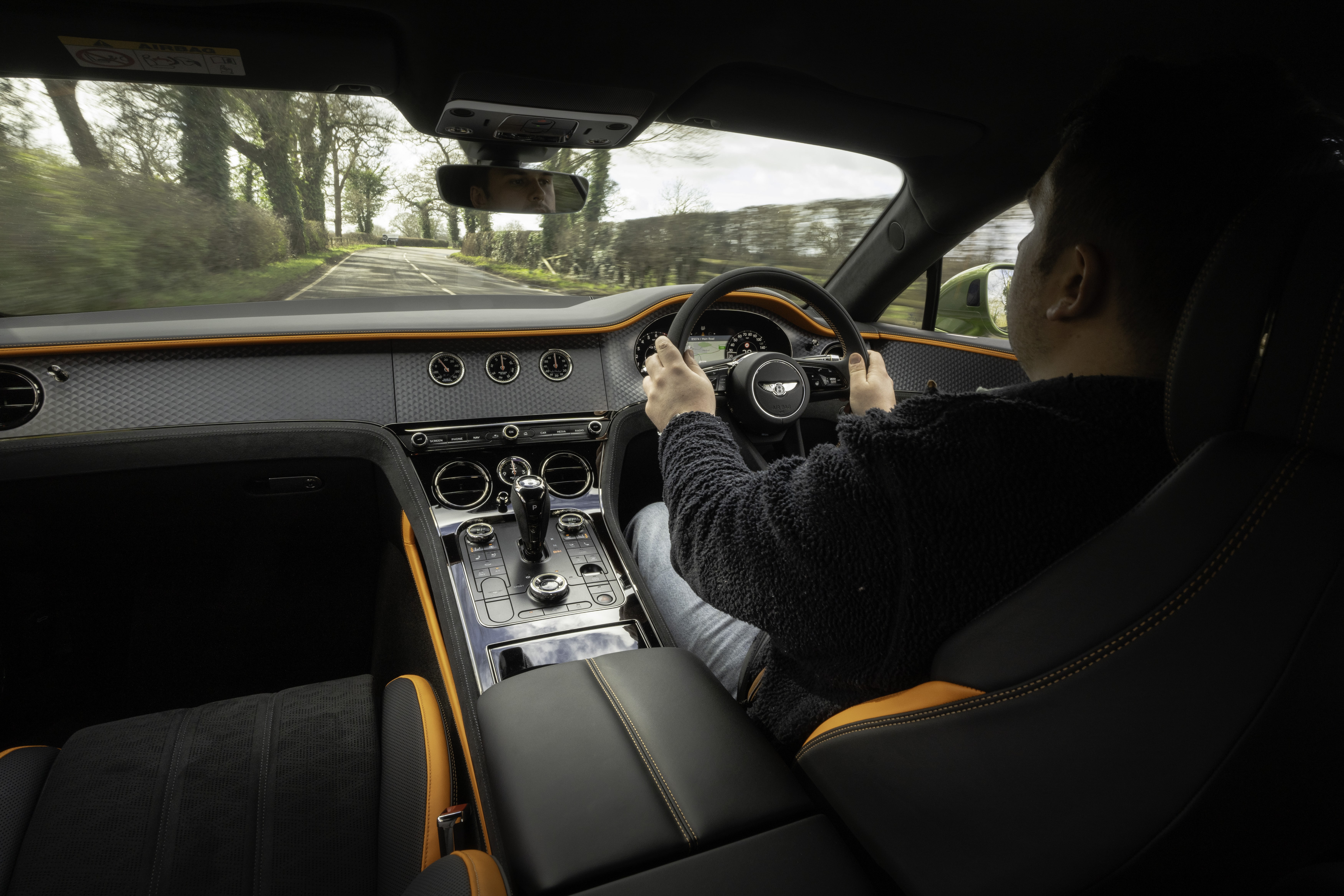 Bentley Continental GT Speed - Intérieur, conduite