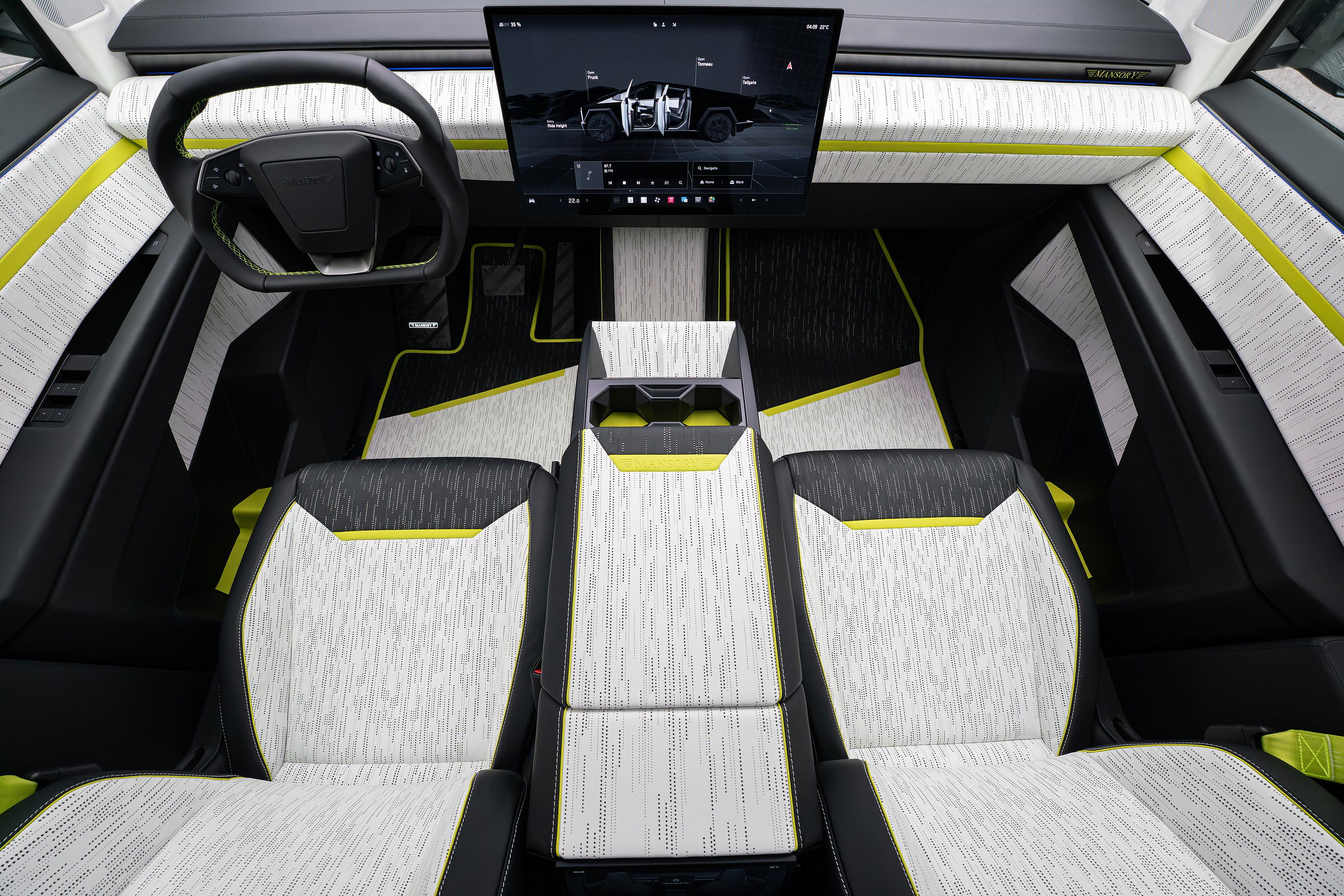 Allongement de Mansory - intérieur