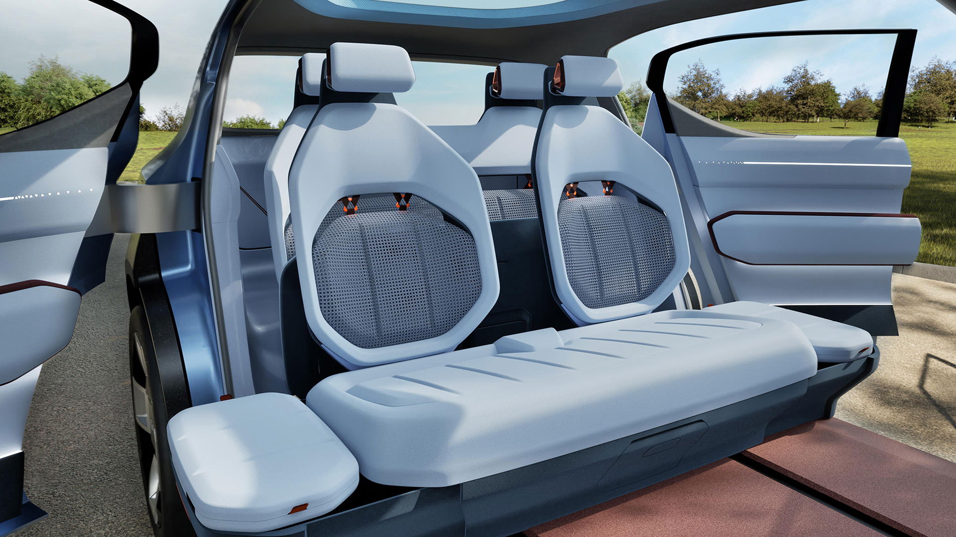 Kia Concept EV2, sièges