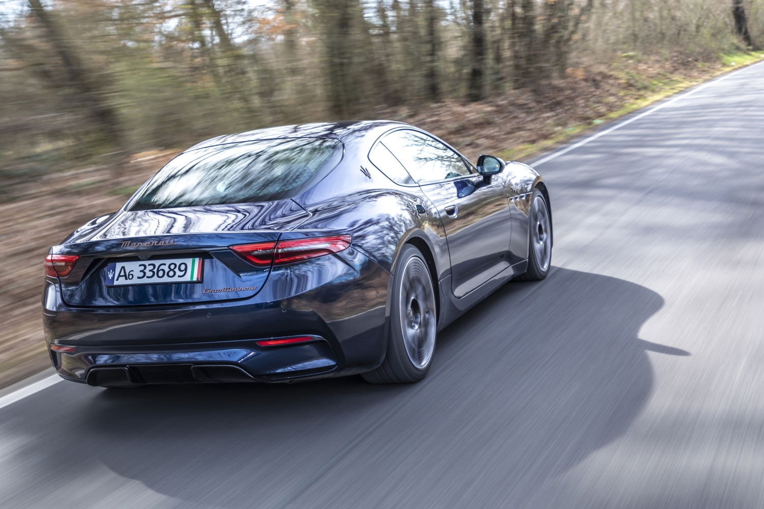 Maserati Granturismo Folgore - arrière, conduite