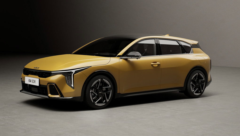 Le Kia K4, une Kia K4, normale, qui arrive au Kia K4 - front