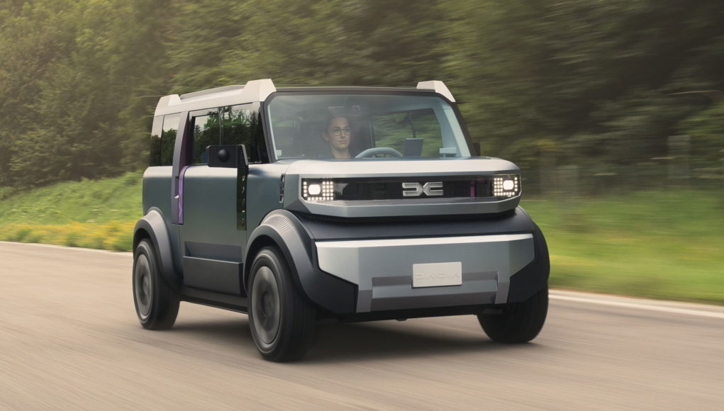 Le concept Dacia Hipster est une jolie petite boîte avec Le concept Dacia Hipster est une jolie petite boîte avec un grand objectif