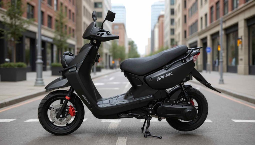 Pour 2 000 €, cette moto électrique à l'âme années 90 d'une marque espagnole utilise la batterie LFP de BYD
