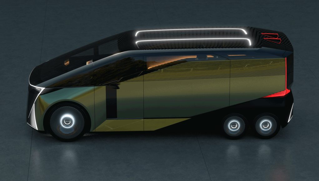 Le nom de Lexus LS renaît sur un concept de Le nom de Lexus LS renaît sur un concept de fourgon de luxe sauvage à six roues