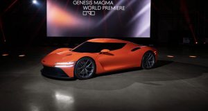Le concept Genesis Magma GT fait allusion à une voiture de sport routière Le concept Genesis Magma GT fait allusion à une voiture de sport routière