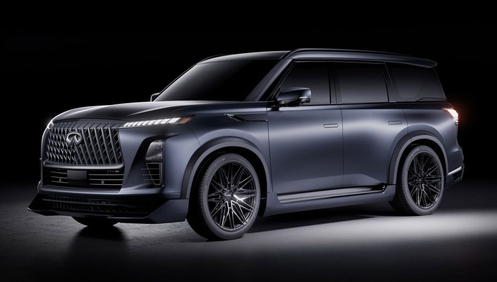 La ridicule spécification de piste Infiniti QX80 entre actuellement en La ridicule spécification de piste Infiniti QX80 entre actuellement en production