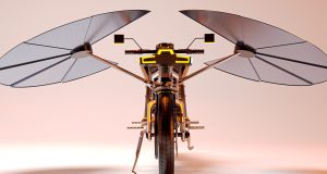 Grâce à des panneaux solaires déployables, la première moto électrique autonome au monde n’a pas besoin de prises ni de stations-service Grâce à des panneaux solaires déployables, la première moto électrique autonome au monde n'a pas besoin de prises ni de stations-service