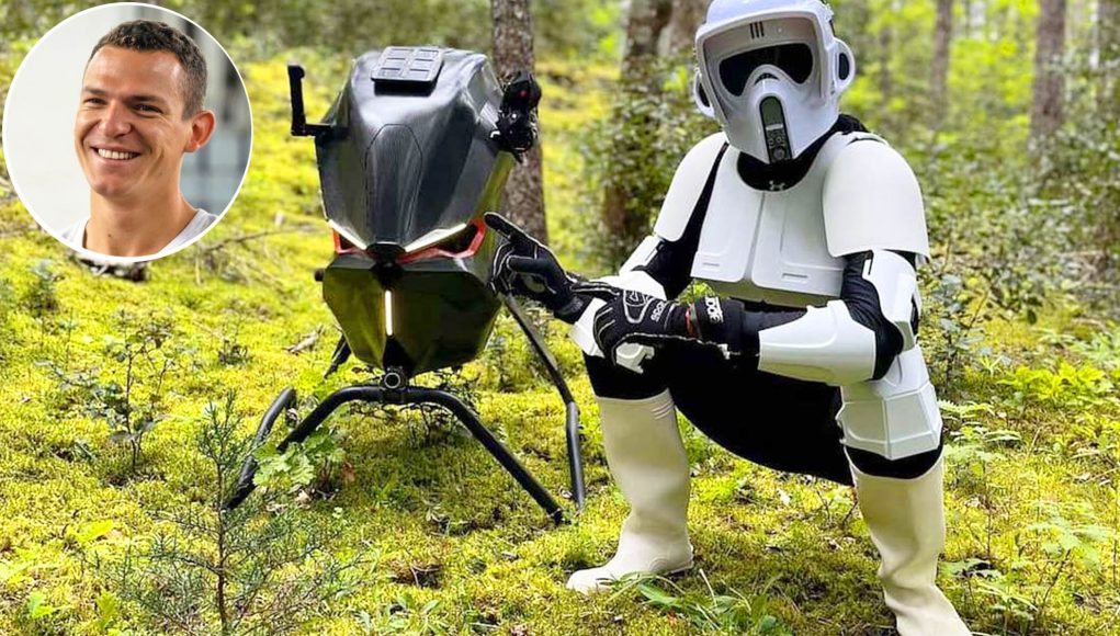 Pour « seulement » 900 000 €, vous pouvez faire Pour « seulement » 900 000 €, vous pouvez faire de la fiction une réalité en acquérant une moto électrique volante dans le plus pur style Star Wars
