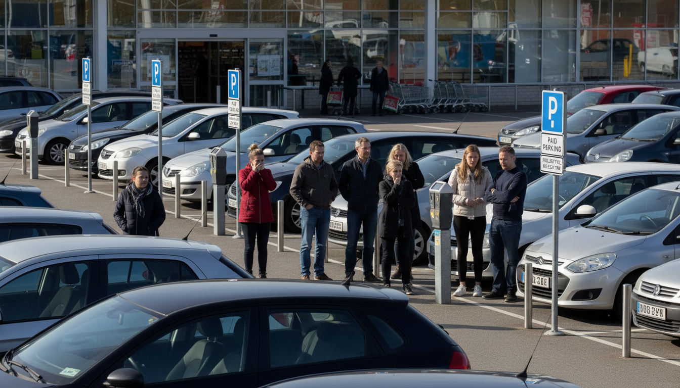 les automobilistes s'inquiètent de la multiplication des zones payantes dans les parkings de supermarchés qui étaient auparavant gratuits, impactant leur quotidien et leurs habitudes de stationnement.
