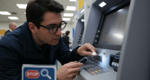 Attention aux distributeurs automatiques : ce geste simple avant d’utiliser votre carte peut vous protéger d’une fraude bancaire découvrez un geste simple à adopter avant d'utiliser votre carte aux distributeurs automatiques pour éviter la fraude bancaire et sécuriser vos transactions.