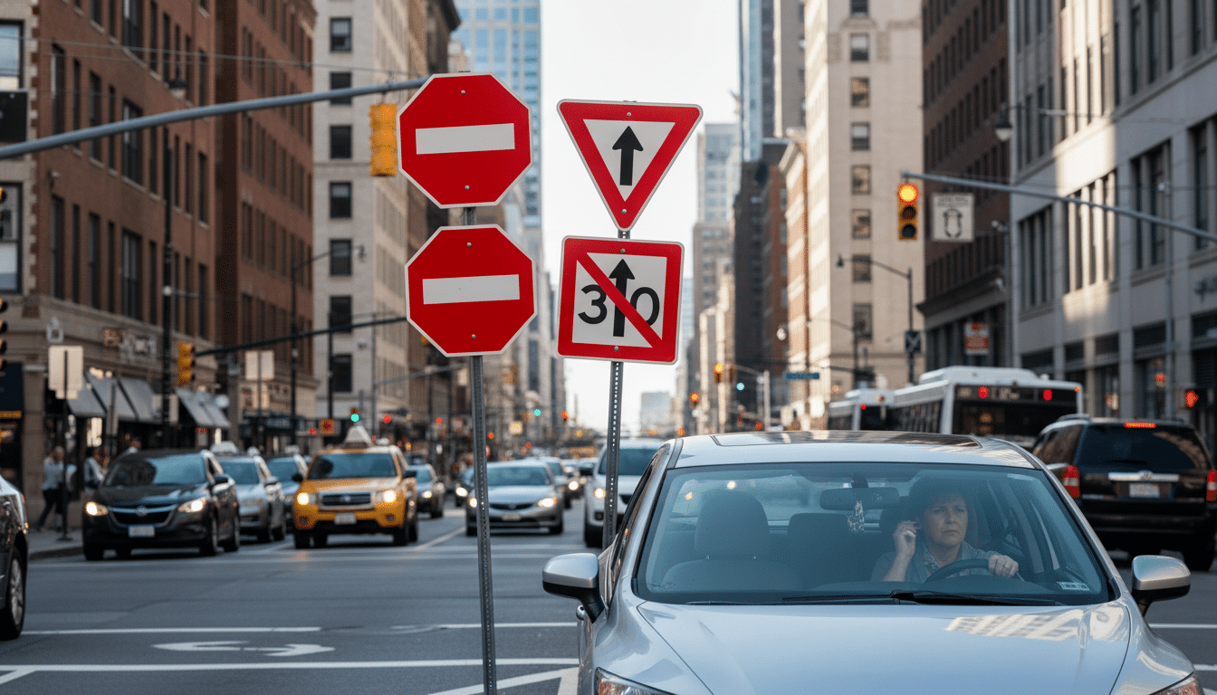découvrez comment des panneaux routiers très similaires peuvent induire en erreur les automobilistes et provoquer des confusions sur la route.