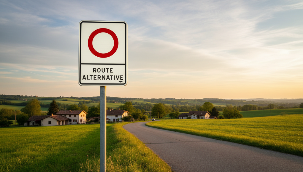 Les automobilistes qui ignorent ce panneau avec un point rouge risquent une amende sévère en Europe découvrez pourquoi les automobilistes européens doivent absolument respecter le panneau avec un point rouge sous peine d'une amende sévère. informez-vous sur les règles essentielles pour éviter les sanctions.