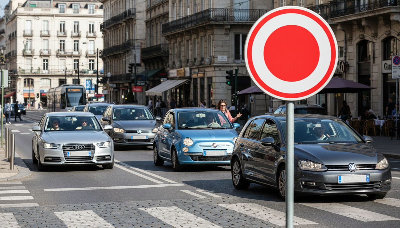 découvrez pourquoi les automobilistes qui ignorent ce panneau avec un point rouge en europe s'exposent à une amende sévère et comment éviter cette infraction.