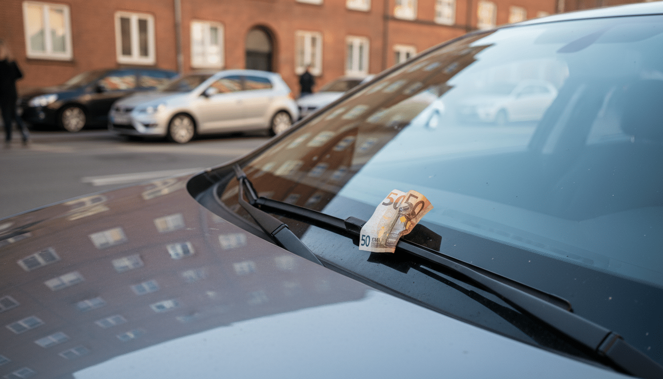 automobilistes, si vous trouvez un billet de 50 € sur votre pare-brise, découvrez pourquoi il ne faut surtout pas le toucher et ce que cela signifie réellement.