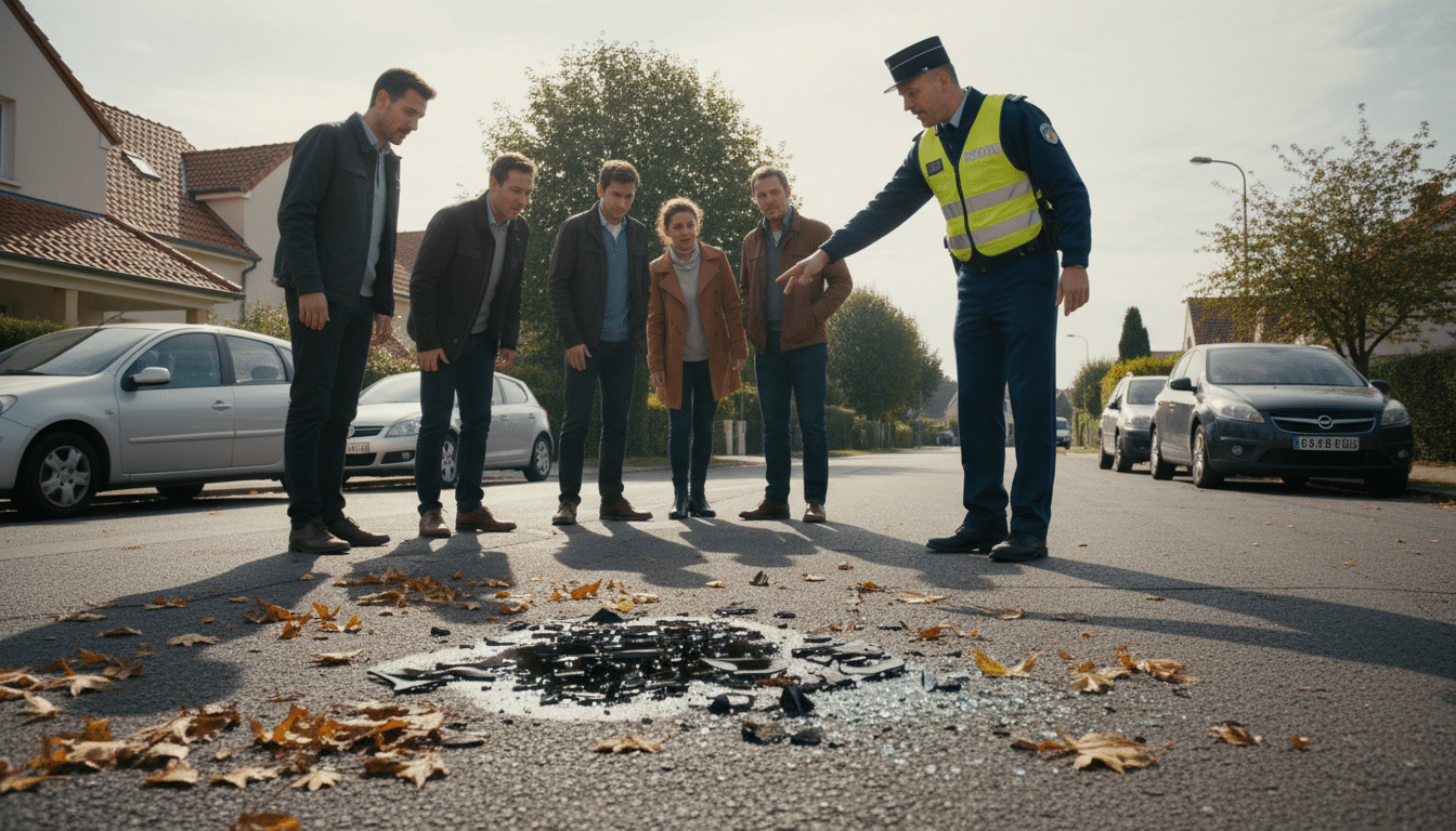 la gendarmerie met en garde les automobilistes : vérifiez l'état du sol avant de monter en voiture pour éviter tout accident ou danger.