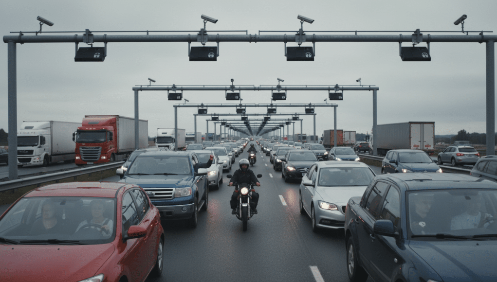 automobilistes excédés par la multiplication des radars tronçons, installés à chaque kilomètre, générant frustration et vigilance accrue sur les routes.
