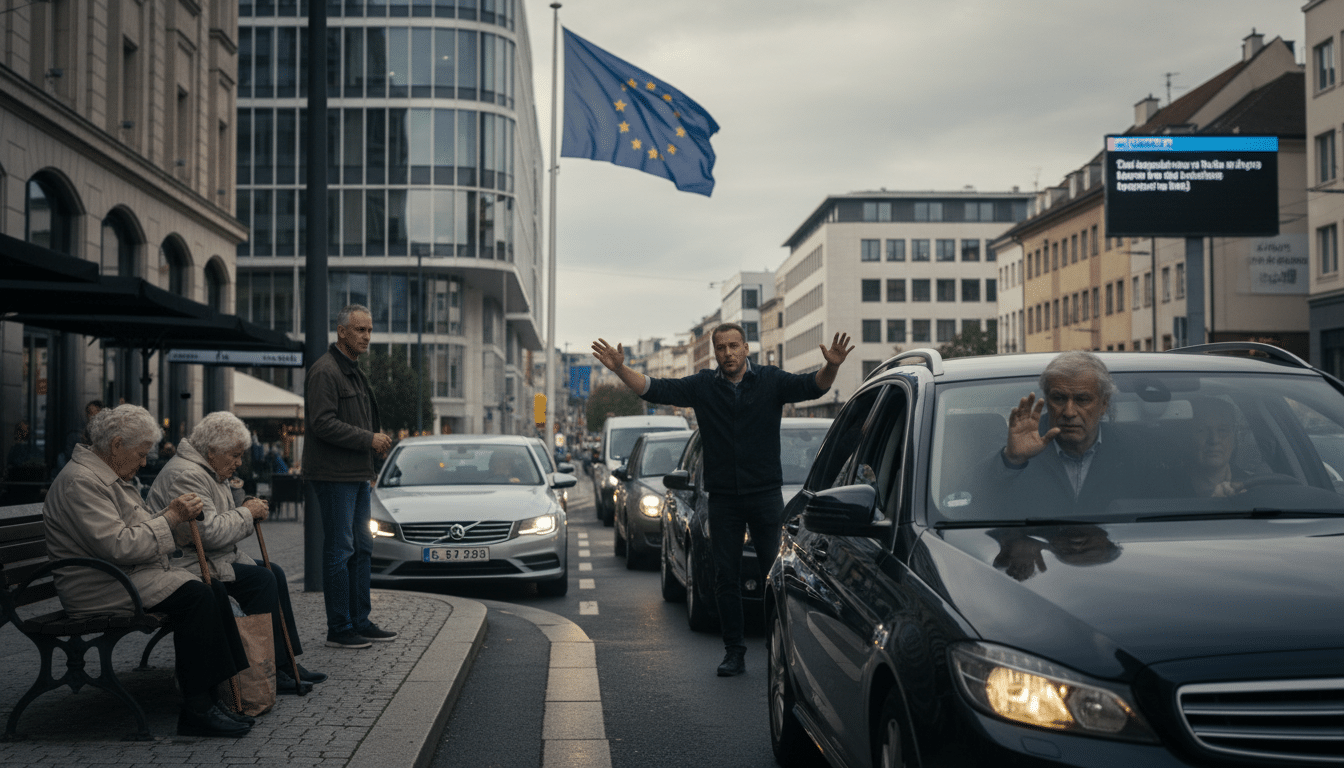 découvrez pourquoi les automobilistes expriment leur colère contre les mesures de l’union européenne en 2025, perçues comme un sacrifice injuste des seniors.