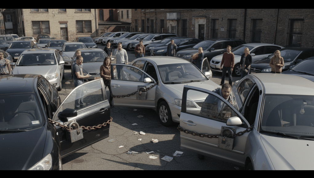 découvrez pourquoi des automobilistes sont en colère après avoir trouvé des cadenas soudés sur leurs portières, un acte inquiétant visant à les terroriser.