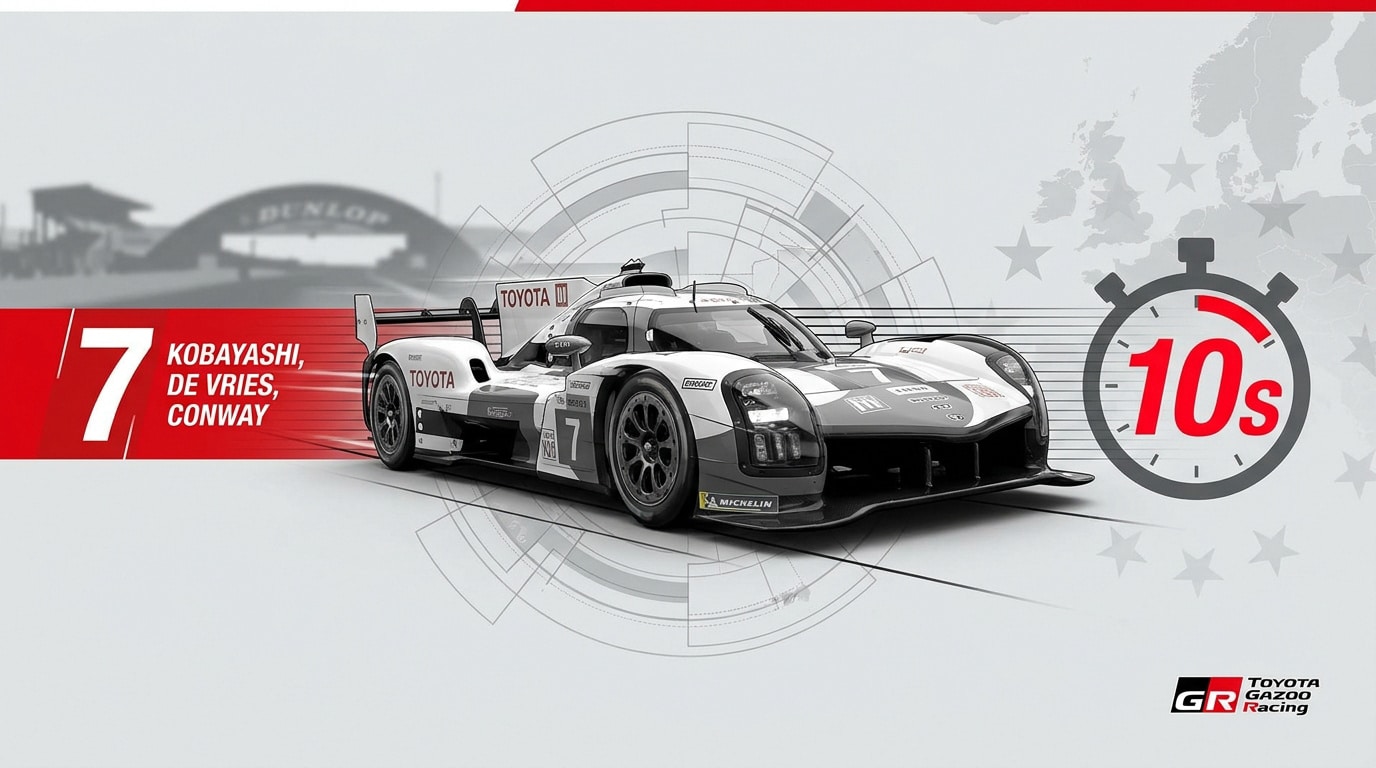Victoire de la Toyota TR010 HYBRID numéro 7 aux 24 Heures du Mans 2026