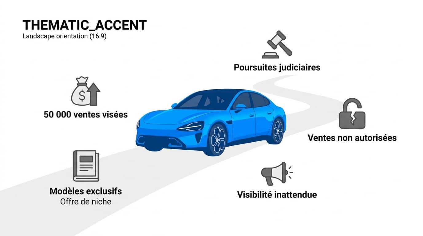 Berline électrique Xiaomi SU7 grise en stationnement illustrant l'importation en Europe