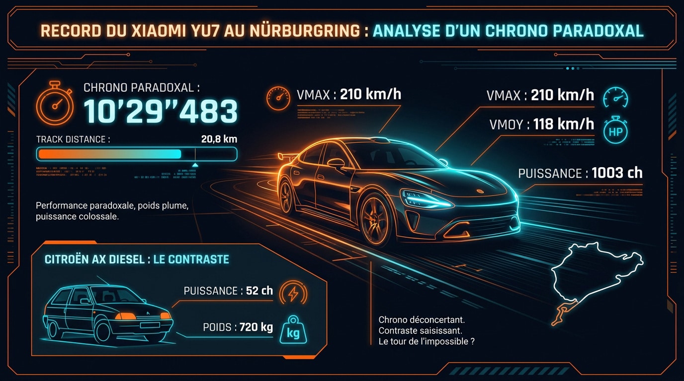 Xiaomi YU7 GT Track Package en test sur le circuit du Nürburgring