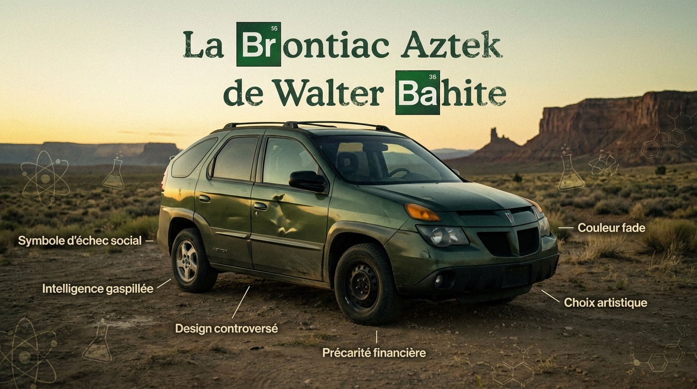 Pontiac Aztek vert fougère de Walter White dans Breaking Bad