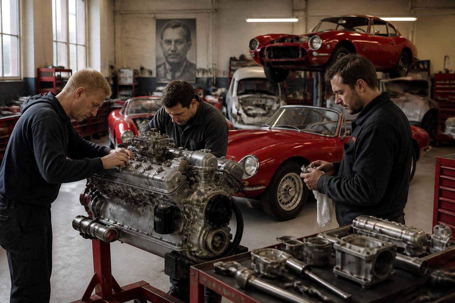 Une restauration chirurgicale à Maranello pour un héritage préservé